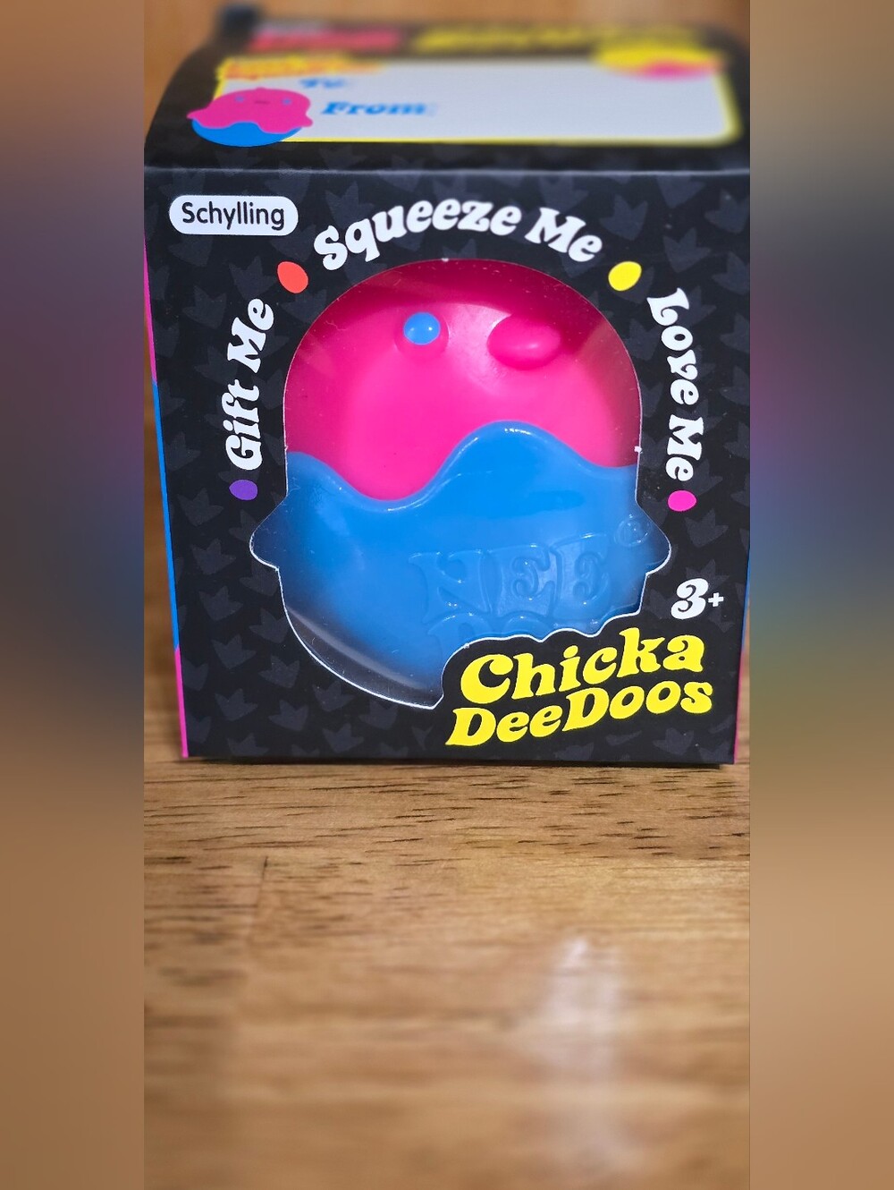 Chicka DeeDoos Pink and Blue Squeeze Toy